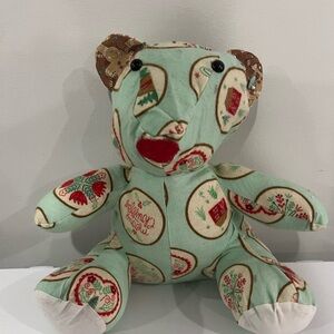 Christmas needle point Teddy Bear